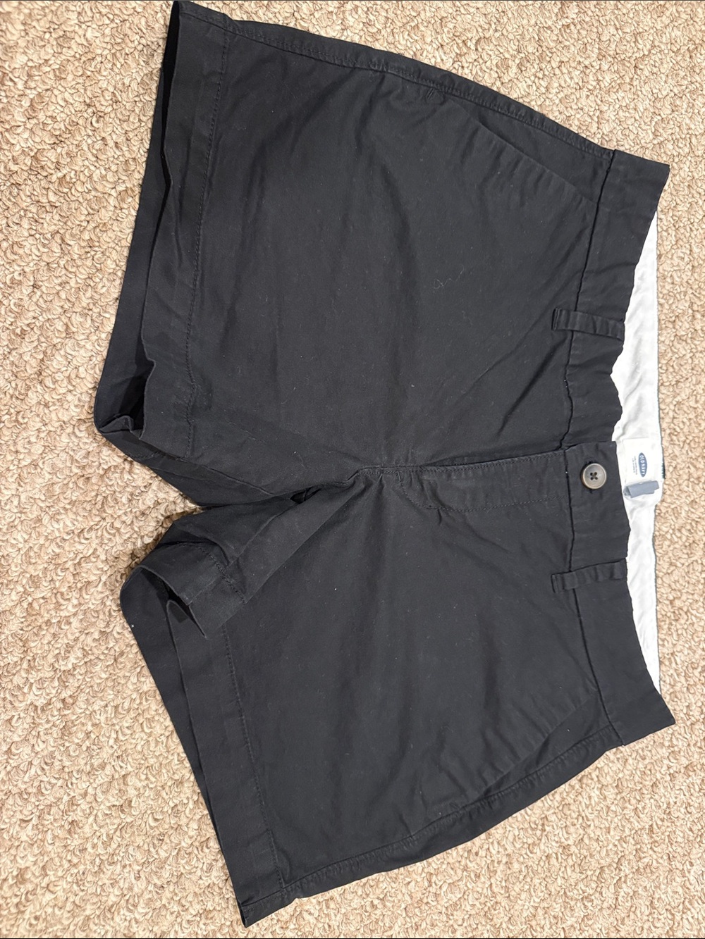 Old Navy Black Women's Cotton Casual Shorts